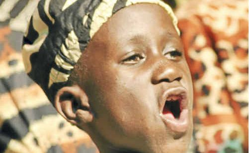 The children sing for joy. The children sing for joy.